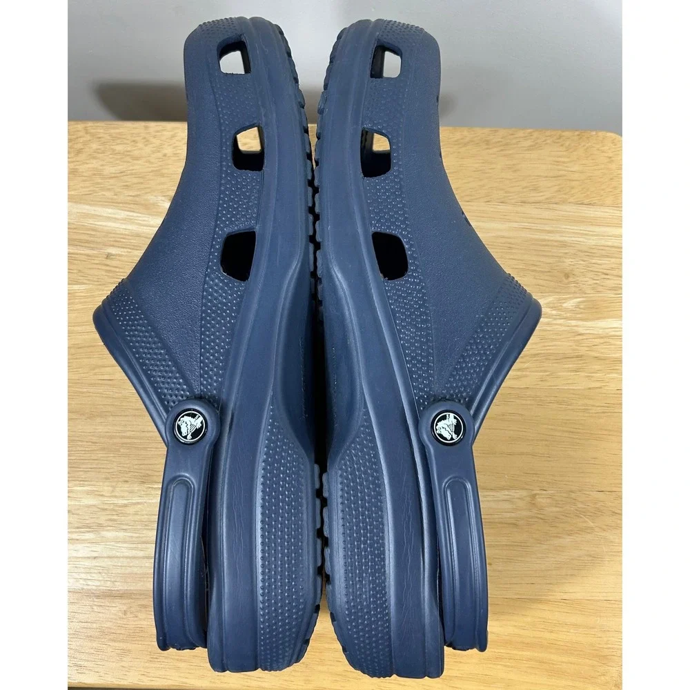 Crocs Classic Clog Mens 16 Navy Blue Comfort Shoes Slip On Sandal Water Friendly